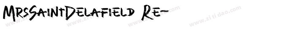 MrsSaintDelafield Re字体转换